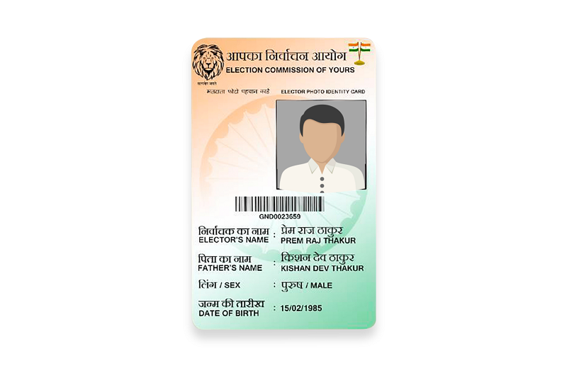 fake voter id card number generator