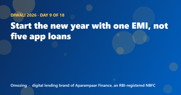 Start the new year with one EMI, not five app loans