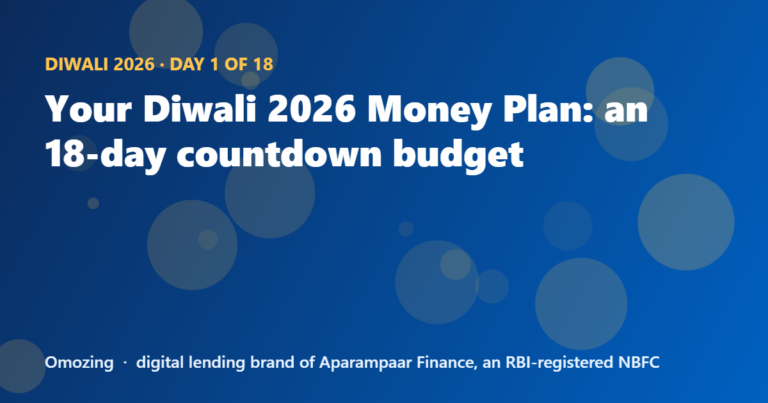 Your Diwali 2026 Money Plan: an 18-day countdown budget
