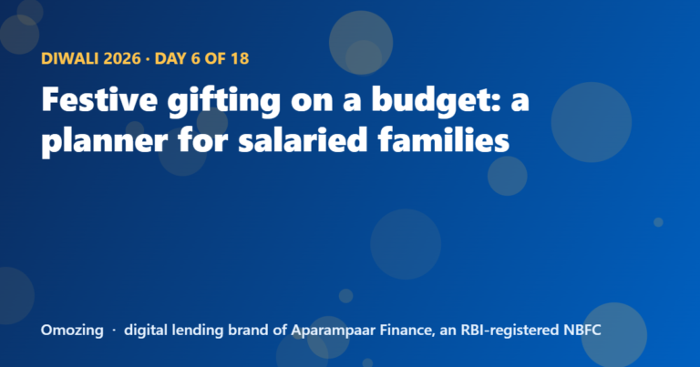 Festive gifting on a budget: a planner for salaried families