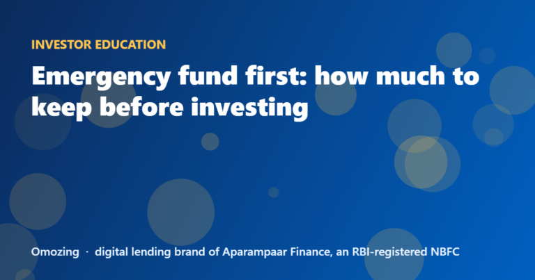Emergency fund first: how much to keep before investing