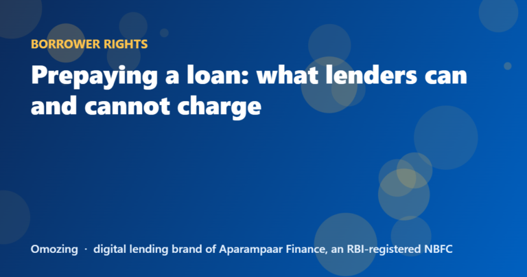 Prepaying a loan: what lenders can and cannot charge