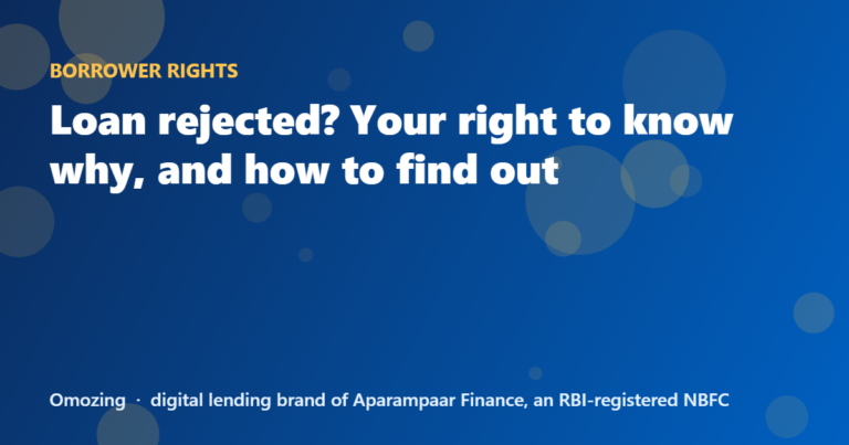 Loan rejected? Your right to know why, and how to find out