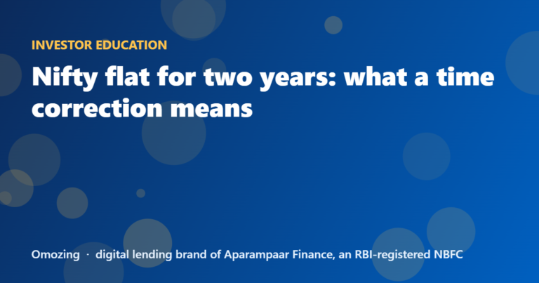 Nifty flat for two years: what a time correction means