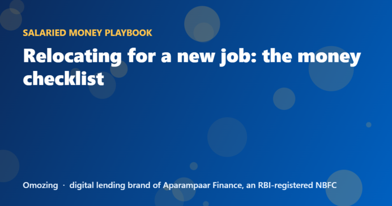 Relocating for a new job: the money checklist
