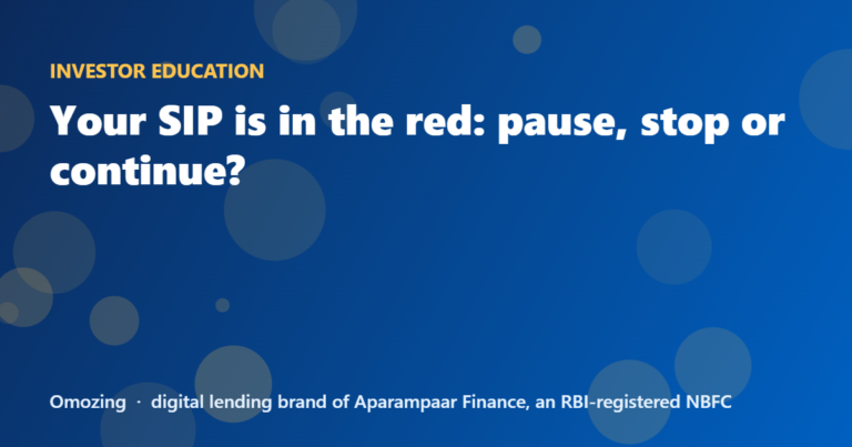 Your SIP is in the red: pause, stop or continue?