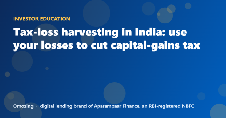 Tax-loss harvesting in India: use your losses to cut capital-gains tax